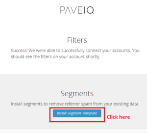 Filters applied on PaveIQ