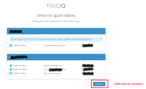 Select websites for PaveIQ
