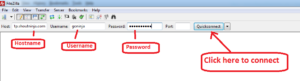connect to filezilla