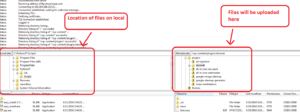 filezilla directory