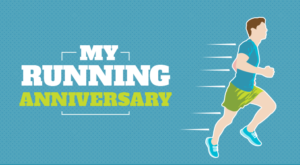 My running anniversary